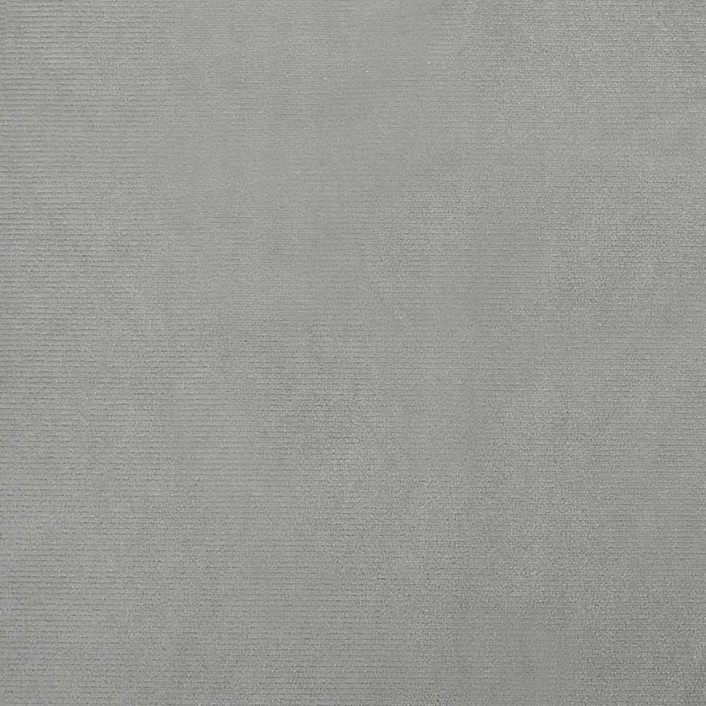 Kids Sofa Light Grey 100x50x26 cm Velvet