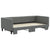 Daybed with Trundle without Mattress Dark Grey 90x190 cm