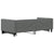 Daybed with Trundle without Mattress Dark Grey 90x190 cm