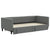 Daybed with Trundle&Drawers without Mattress Dark Grey 90x190 cm