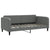Daybed with Trundle&Drawers without Mattress Dark Grey 90x190 cm
