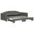 Daybed with Trundle without Mattress Dark Grey 90x190 cm