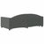 Daybed with Trundle without Mattress Dark Grey 90x190 cm