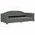 Daybed with Trundle&Drawers without Mattress Dark Grey 90x190 cm