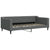 Daybed with Trundle without Mattress Dark Grey 90x190 cm