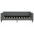 Daybed with Trundle without Mattress Dark Grey 90x190 cm