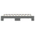 Daybed with Trundle without Mattress Dark Grey 90x190 cm