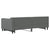 Daybed with Trundle without Mattress Dark Grey 90x190 cm
