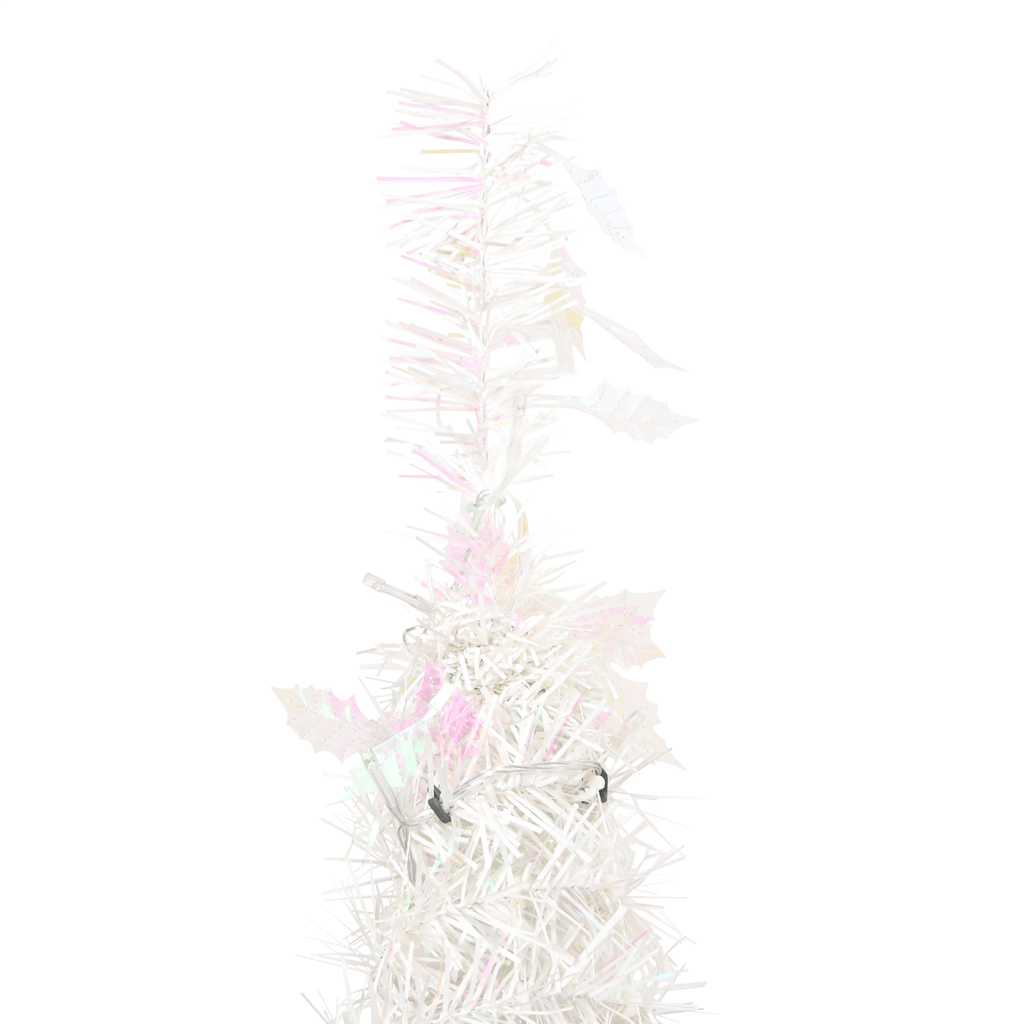 Artificial Christmas Tree Pop-up 50 LEDs White 120 cm