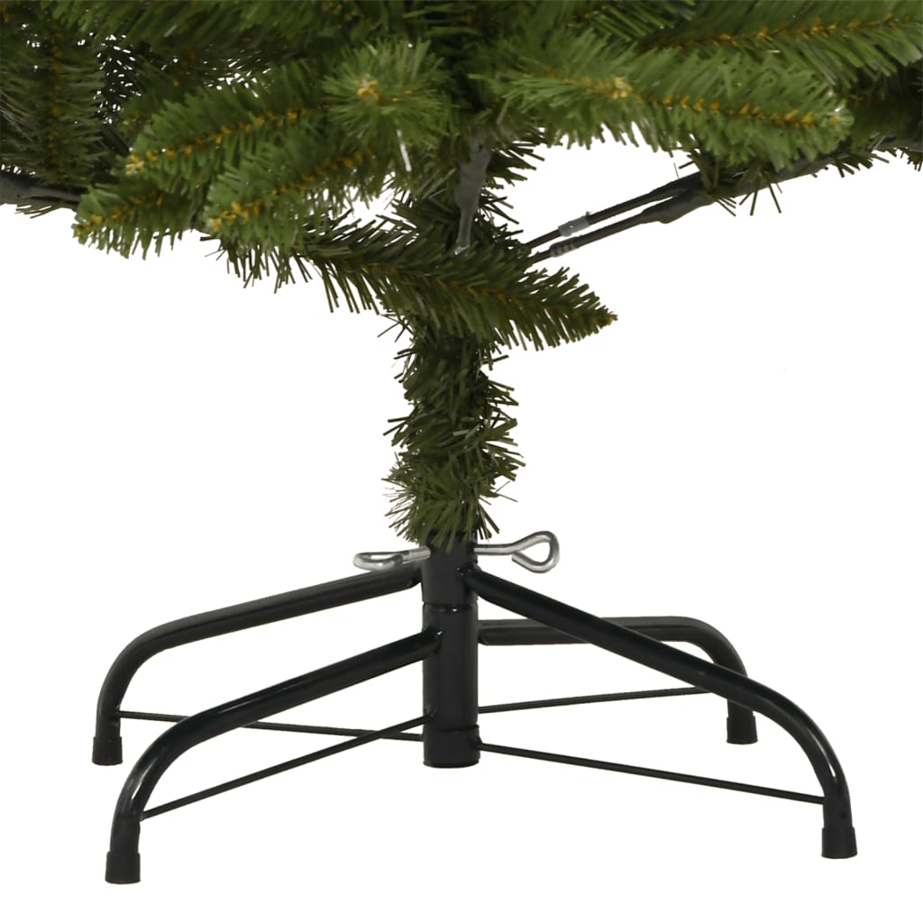 Artificial Hinged Christmas Tree with Stand Green 180 cm