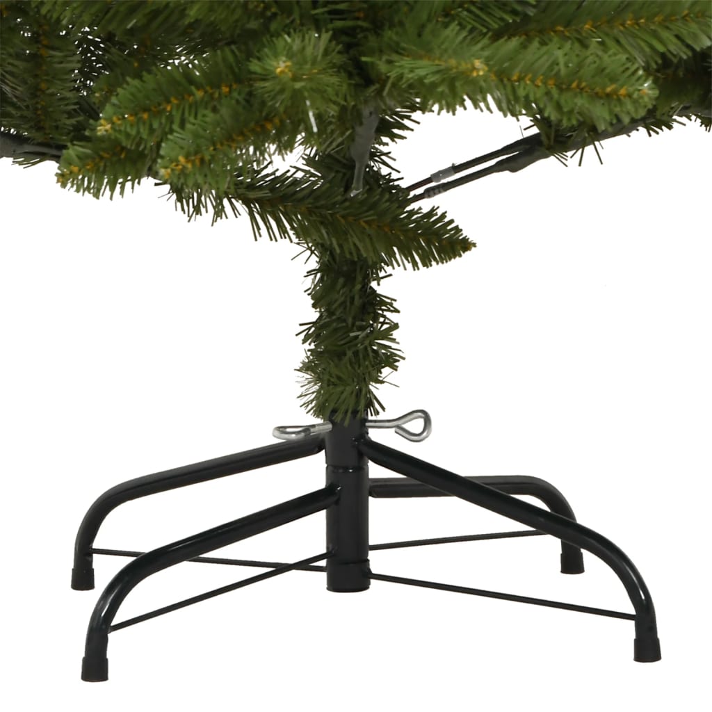 Artificial Hinged Christmas Tree with Stand Green 210 cm