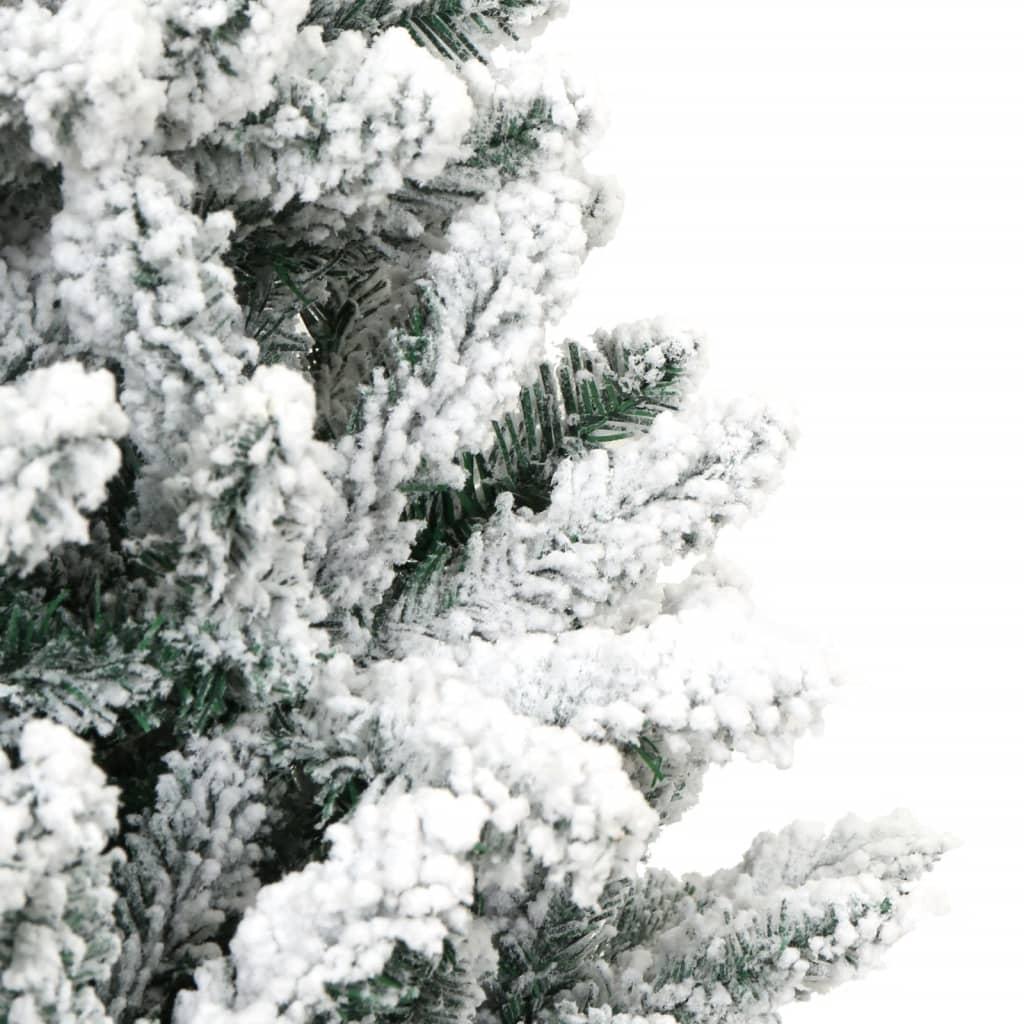 Artificial Hinged Christmas Tree with Flocked Snow 150 cm