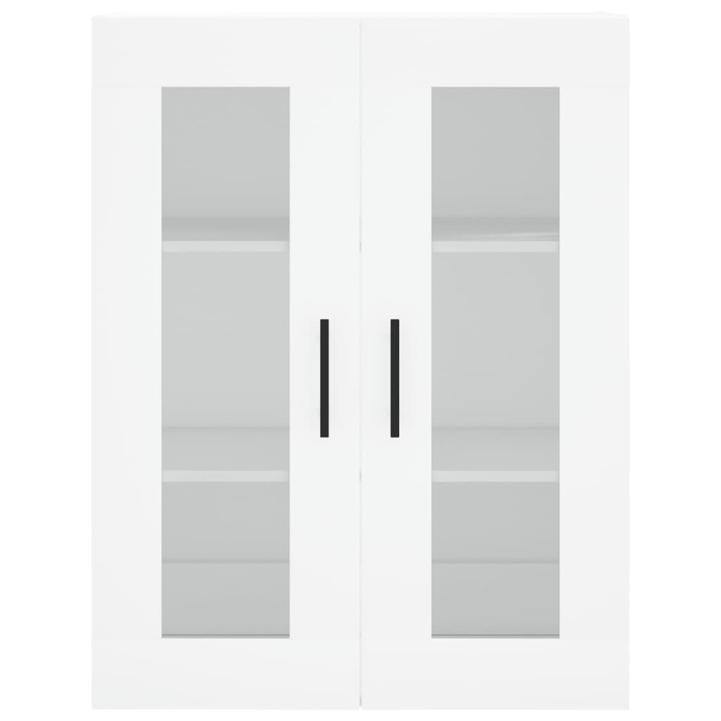 Wall Mounted Cabinets 2 pcs White Engineered Wood