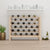 Wine Rack 109.5x30x82 cm Solid Wood Pine