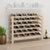 Wine Rack 109.5x30x82 cm Solid Wood Pine