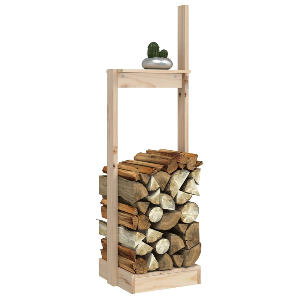 Log Holder 33.5x30x110 cm Solid Wood Pine