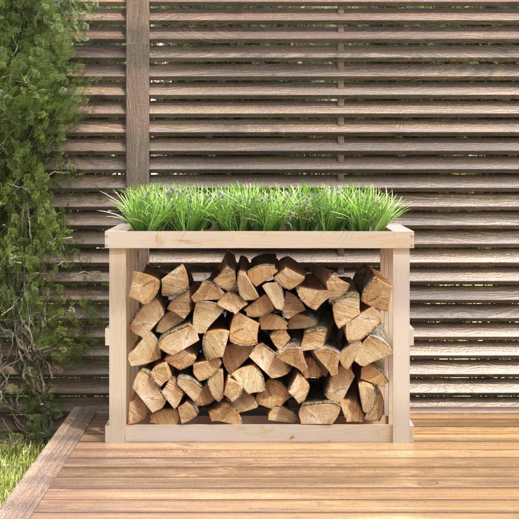 Outdoor Log Holder 108x52x74 cm Solid Wood Pine