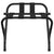 Luggage Rack with Backrest Black 56x39x52 cm