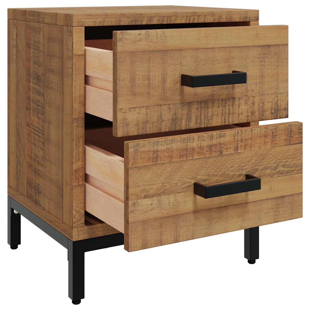 Bedside Cabinets 2 pcs 36x30x45 cm Solid Wood Pine