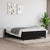 Box Spring Bed with Mattress Black 153x203 cm Queen Size Fabric