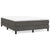 Box Spring Bed with Mattress Dark Grey 137x190 cm Velvet