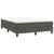 Box Spring Bed with Mattress Dark Grey 137x190 cm Velvet