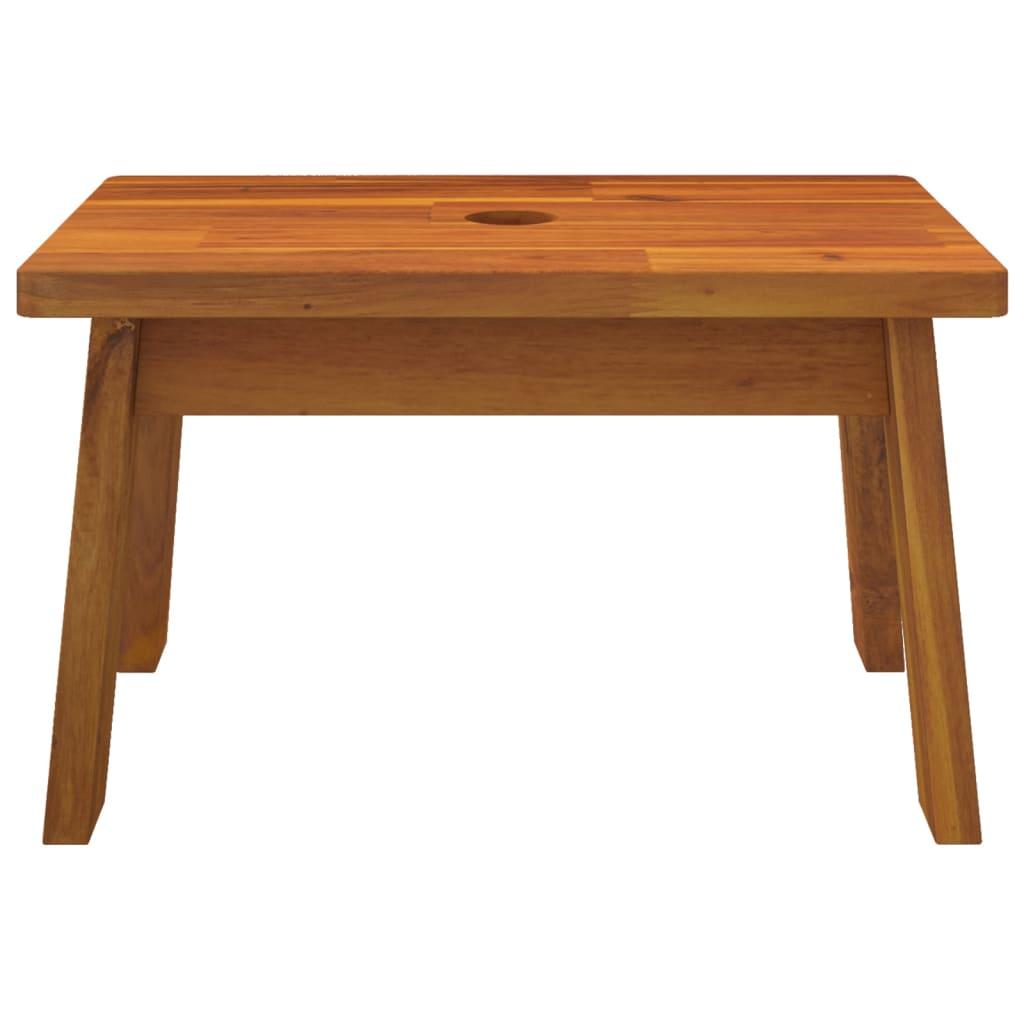 Step Stool 38x26x22 cm Solid Wood Acacia