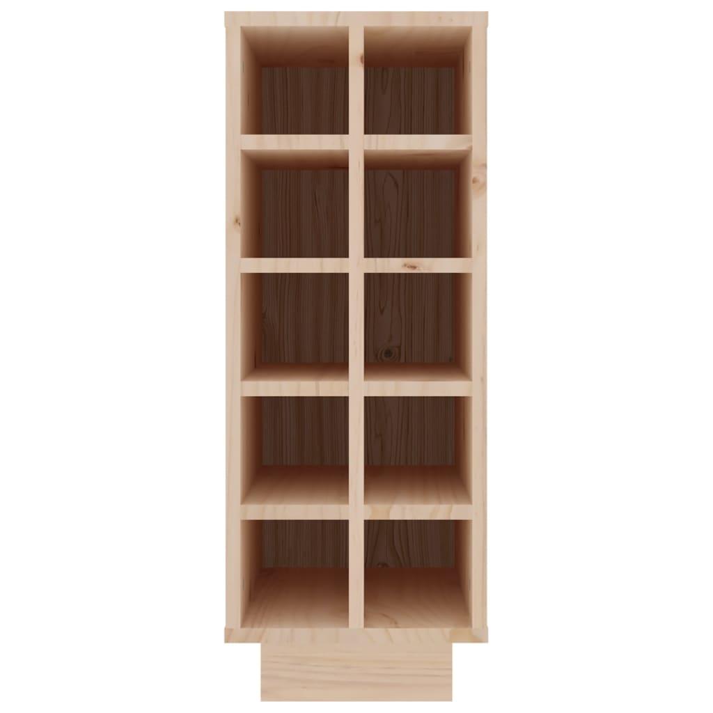 Wine Cabinet 23x34x61 cm Solid Wood Pine