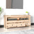 TV Cabinet 114x35x52 cm Solid Wood Pine