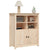 Sideboard 83x41.5x100 cm Solid Wood Pine