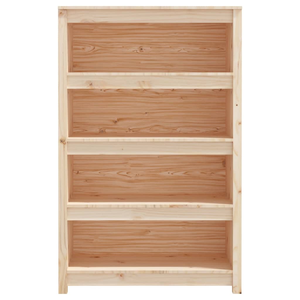 Book Cabinet 80x35x126 cm Solid Wood Pine