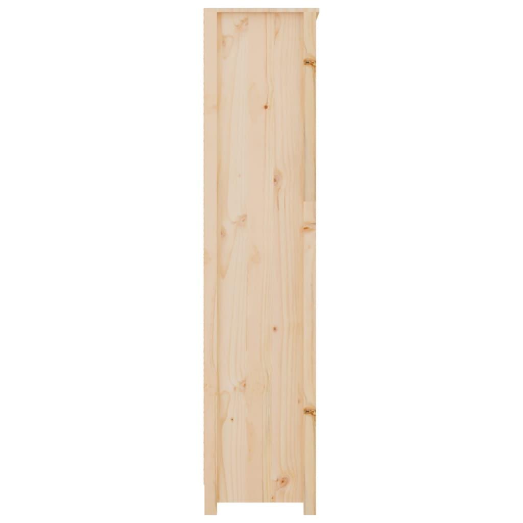 Book Cabinet 80x35x154 cm Solid Wood Pine