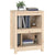 Book Cabinet 50x35x68 cm Solid Wood Pine