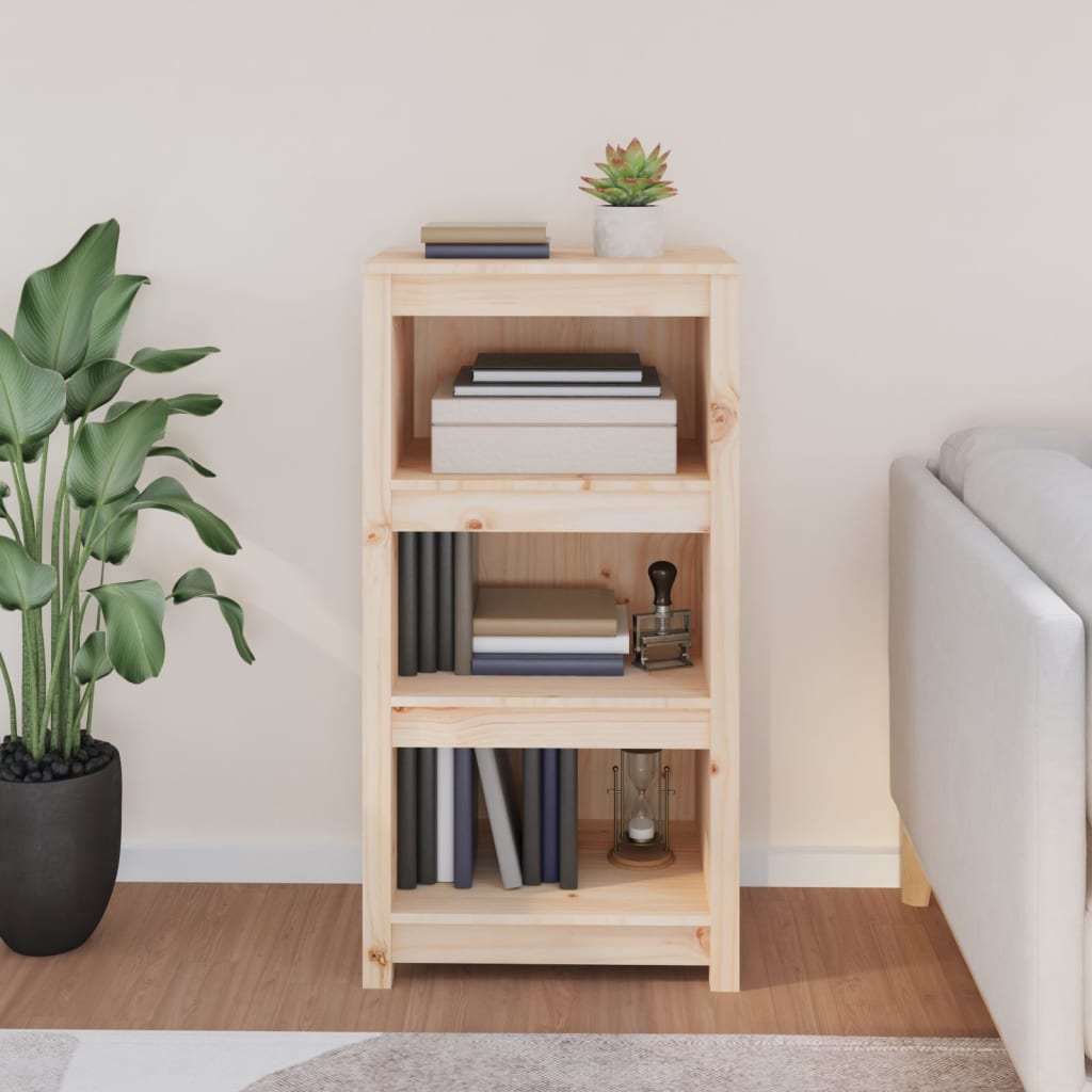 Book Cabinet 50x35x97 cm Solid Wood Pine