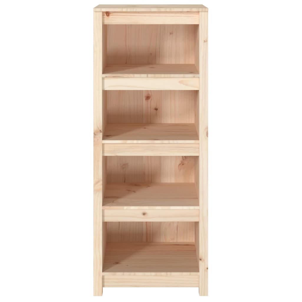 Book Cabinet 50x35x125.5 cm Solid Wood Pine