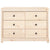 Side Cabinet 100x40x72 cm Solid Wood Pine