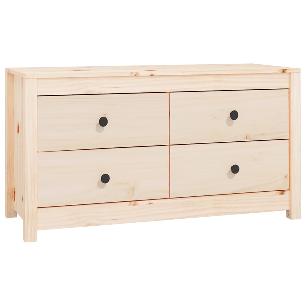 Side Cabinet 100x40x54 cm Solid Wood Pine