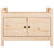 Hall Bench 80x40x60 cm Solid Wood Pine