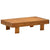 3 Piece Garden Lounge Set with Dark Grey Cushions Solid Wood