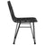 Garden Chairs 2 pcs Black 48x62x84 cm PE Rattan