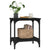 Side Table Black 40x30x42 cm Engineered Wood