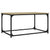 Coffee Table Sonoma Oak 80x50x40 cm Engineered Wood and Iron