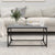 Coffee Table Grey Sonoma 80x50x40 cm Engineered Wood and Iron