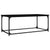 Coffee Table Black 102x50x40 cm Engineered Wood and Iron