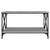 Coffee Table Grey Sonoma 80x50x45 cm Engineered Wood and Iron