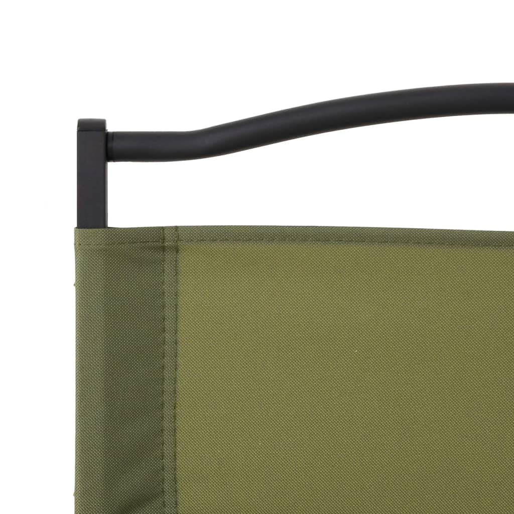 Camping Chairs 2 pcs Green 54x43x59 cm Oxford Fabric