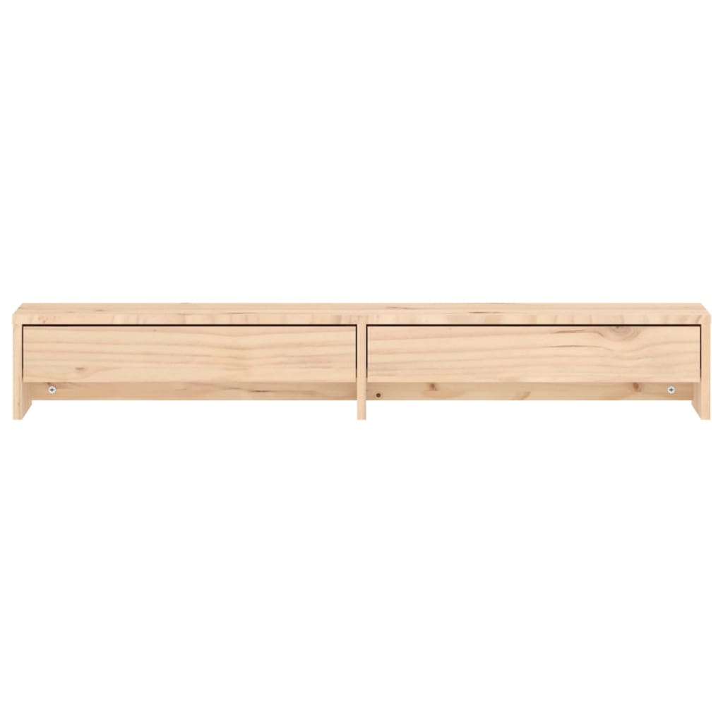 Monitor Stand 100x27x15 cm Solid Wood Pine