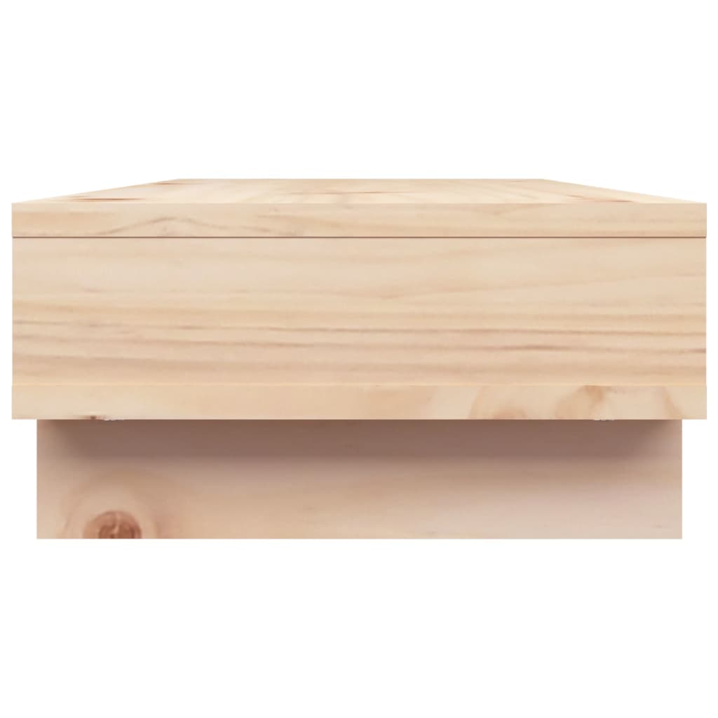 Monitor Stand 60x27x14 cm Solid Wood Pine