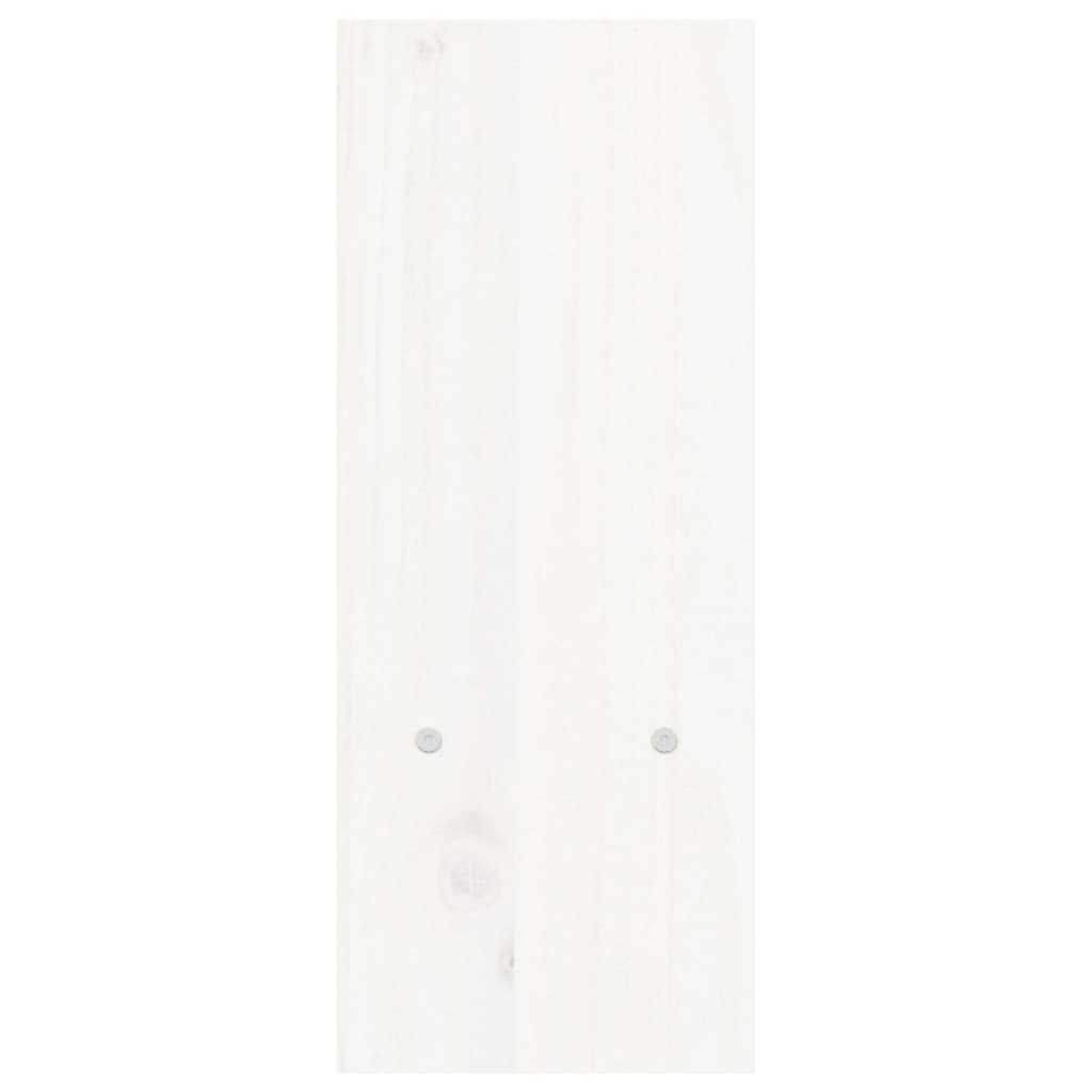 Monitor Stand White (39-72)x17x43 cm Solid Wood Pine