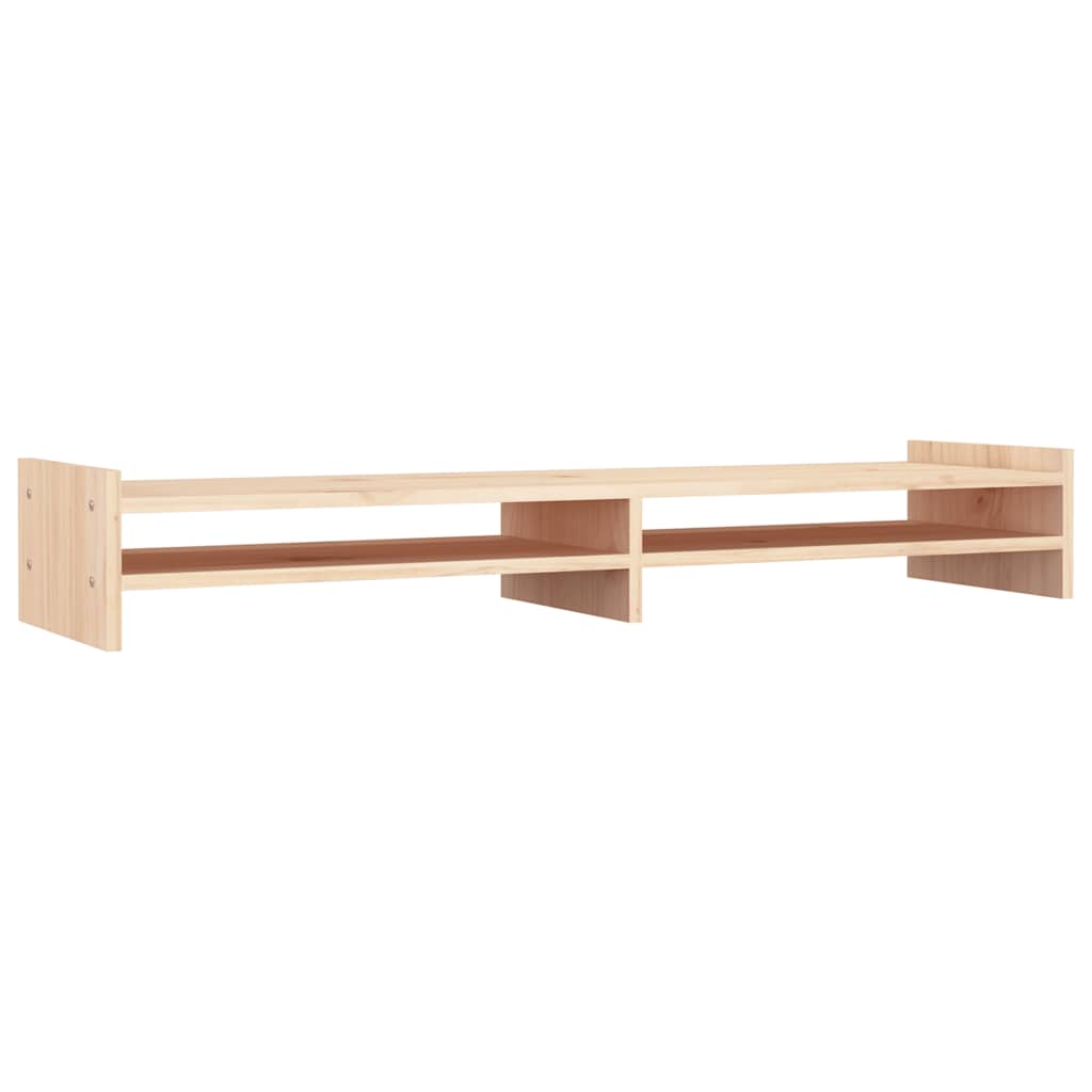 Monitor Stand 100x27x15 cm Solid Wood Pine